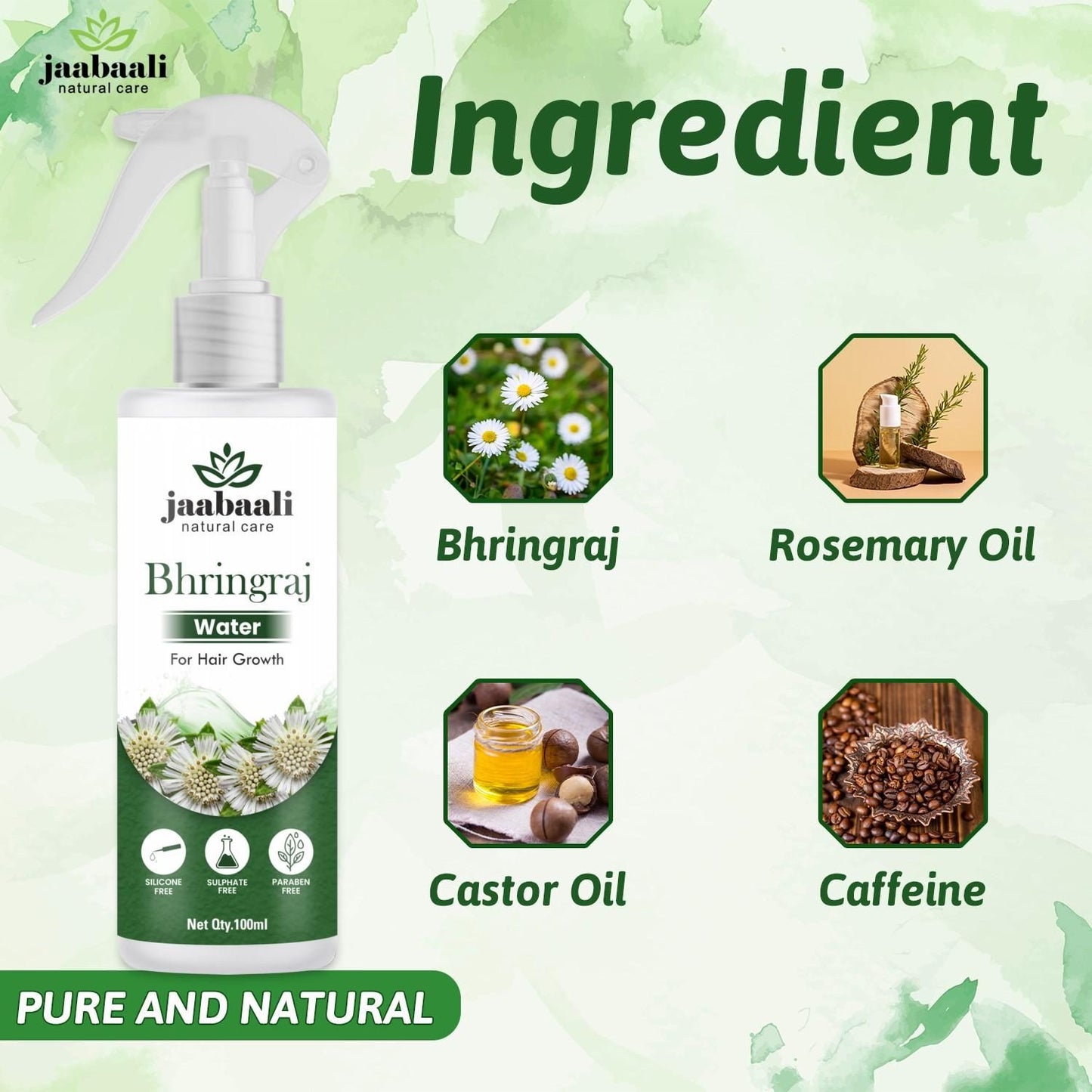 Bhringraj Water for Hair Growth 100ml