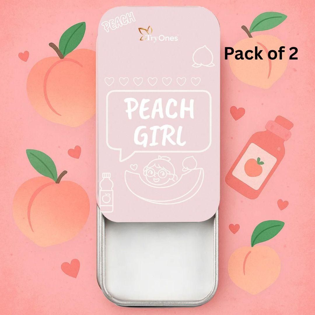 TryOnes PEACH GIRL Solid Perfume for Women 12gram (Pack of 2)
