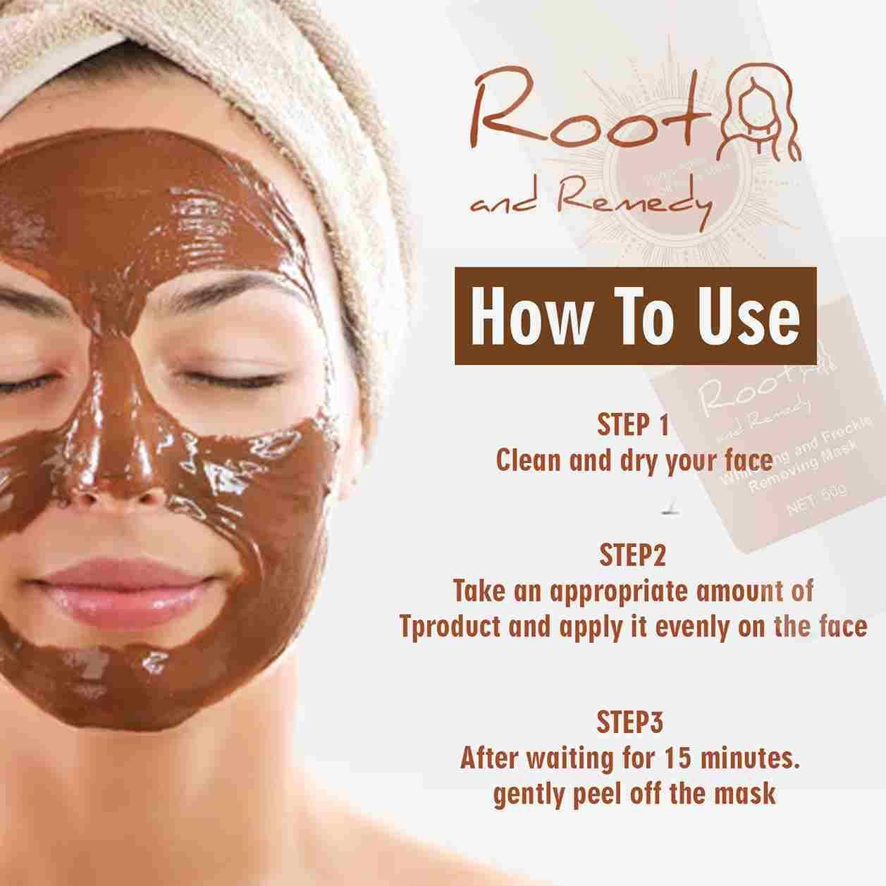 Whitening and Freckle Removing Mask 50g (Pack of 2)